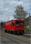 Die HGem 2/2 2501 hat auch einen Bügel, und der hob und senkte sich schneller als ich meinen Fotoapparat eingeschaltet hatte.