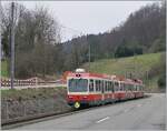 Ein WB Zug kurz nach Niederdorf auf dem Weg nach Waldenburg.