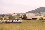 Ehemalige Vereinigte Bern-Worb-Bahnen VBW, Bern Kornhausplatz - Bolligen - Worb-Linie: Triebwagen 36 auf der einstigen Linie zwischen Ittigen und Wankdorf Stadion.