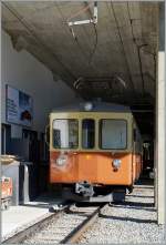 Wie dieses Bild zeigt, ist der Bahnhof Gütschalp eher zweckmässig gebaut.