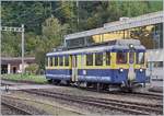 Der BOB ABeh 4/4 310 in Zweilütschinen.
10. Okt. 2018