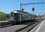 Der BDe 4/4 1643 als  Historischer Train des Vignes  unterwegs bei seiner Passage in Lausanne.