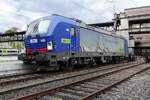 BLS 193 495 macht am 28 Mrz 2017 Pause in SPiez.