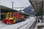 Zur Ergnzung von Armins XTm 104 ein Bild des XTm 106 (CH SBB CFFI 98 85 94 91 106-2) in St-Maurice, geschleppt vom Tm 234 113.