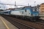 CD 193 699 steht mit ein ComfortJet in Usti nad Labem am 26 Mai 2025. Diese Gattungen haben beinahe alle durchgehende Schnellzge zwischen CHeb und Praha ber Usti nad Labem bernommen.