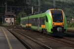 Am 27 Mai 2025 verlasst RegioJet 954 006 Decin hl.n.