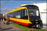 Vossloh Kiepe Citylink Low-flor Tram for Karlsruhe, Germany.