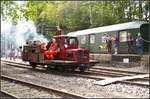 Der Rottenkraftwagen MKB 51  Siegfried  macht sich am Tag der offenen Tür der AG Märkische Kleinbahn e.V.